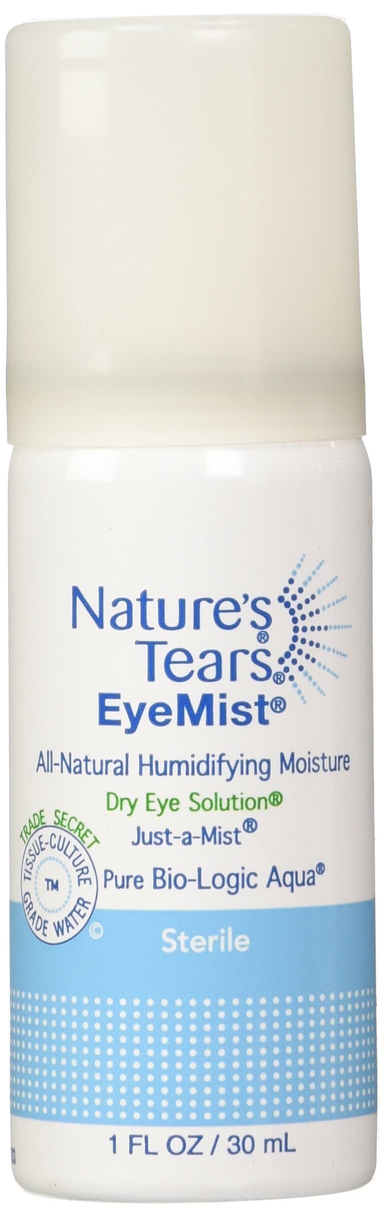 Eye Drops and Mist for Dry Eye | 1 Oz | Pack of 2 | Nature's Tears | Apothecary Products