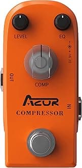 Compressor Guitar Effect Pedal Ultimate Comp Pedal Compression Effect Pure Analog for Electric Guitar and Bass True Bypass