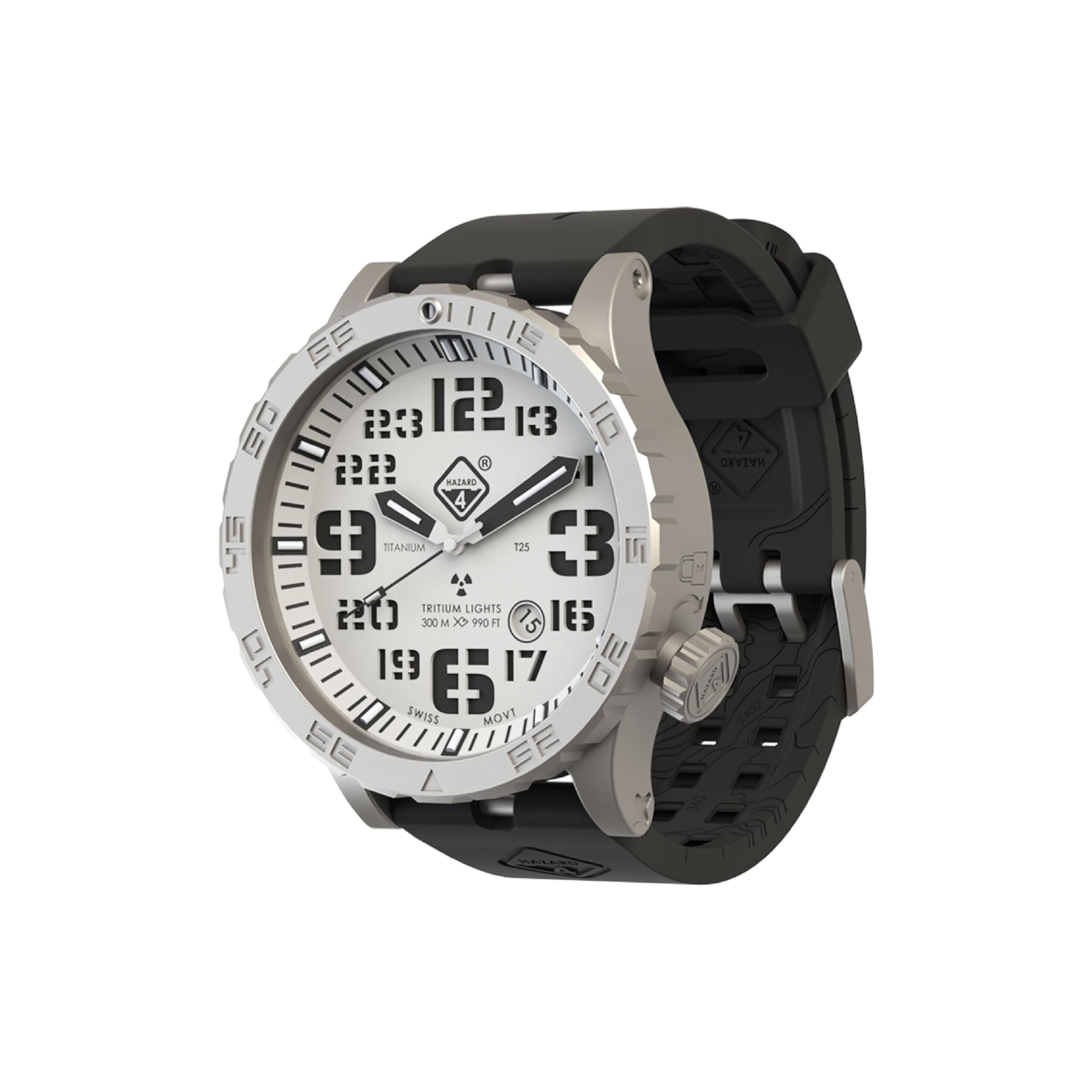 HAZARD 4 Heavy Water Diver™ : Titanium Tritium Dive-Watch