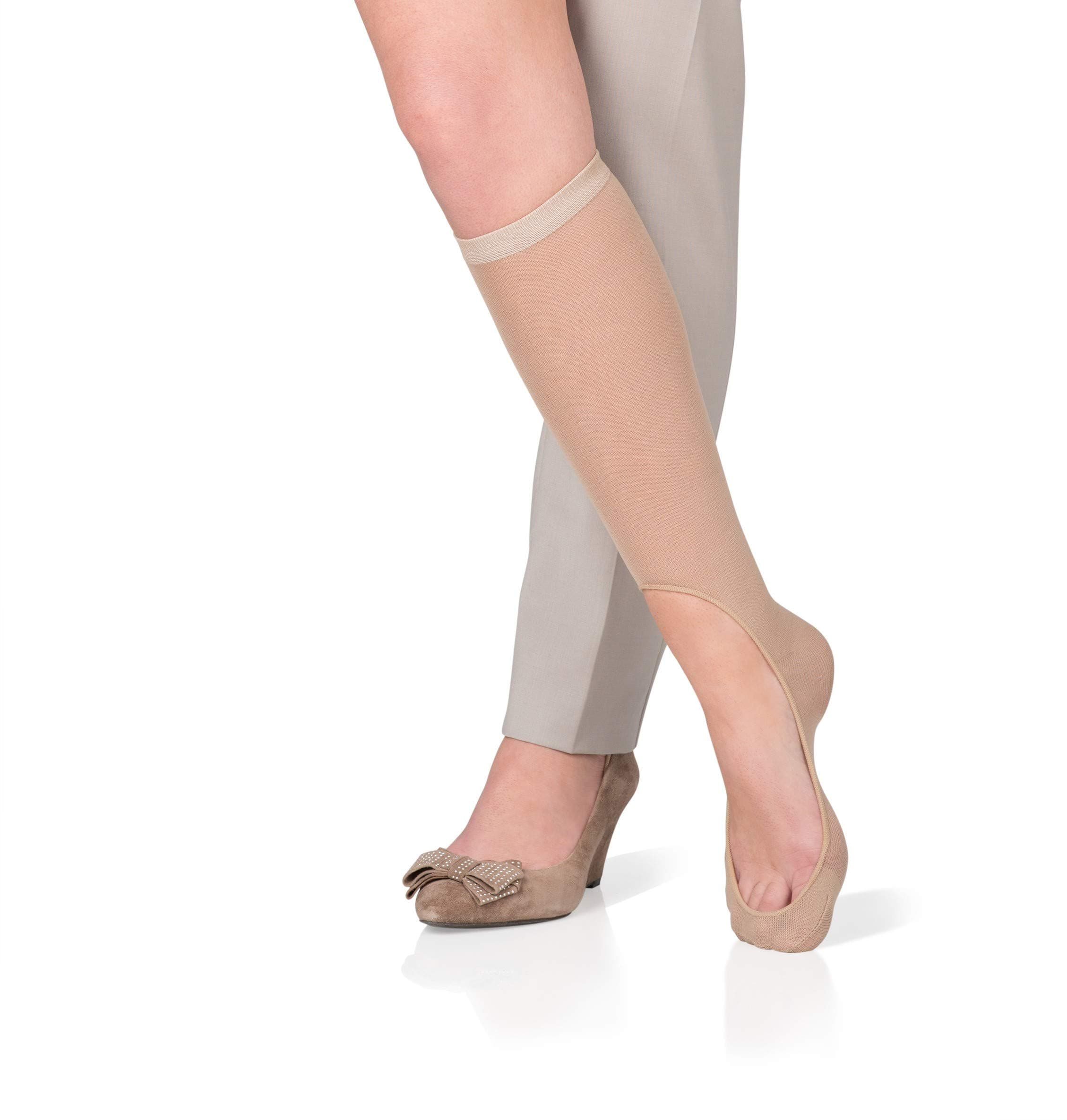 Barely There Womens No-Show Knee High Socks, Say goodbye to liner socks slipping in flats, heels, loafers + more