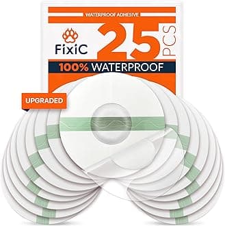 Libre 3 Sensor Covers - 25 Pack - Freestyle Adhesive Patches for Libre 3 & Plus Sensors - No Glue in The Center - Pre-Cut Back Paper - The Best Fixation for Your Sensor! (Upgraded, Transparent)