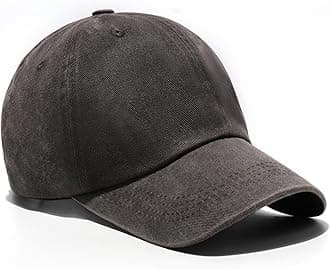 Adjustable Baseball Cap Men Retro Style Baseball Hat Women Coffee