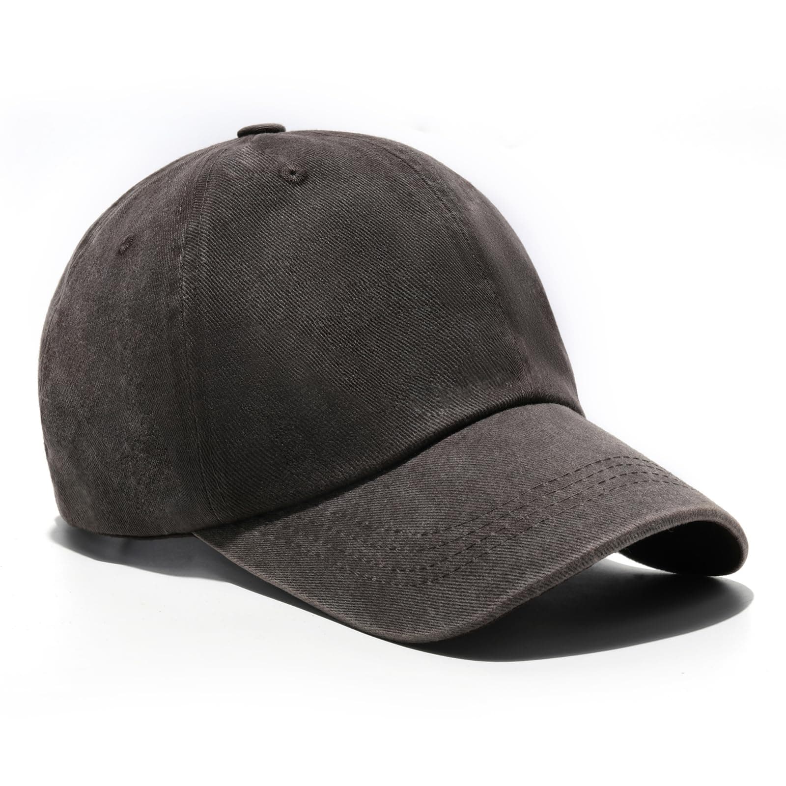 Adjustable Baseball Cap Men Retro Style Baseball Hat Women Coffee