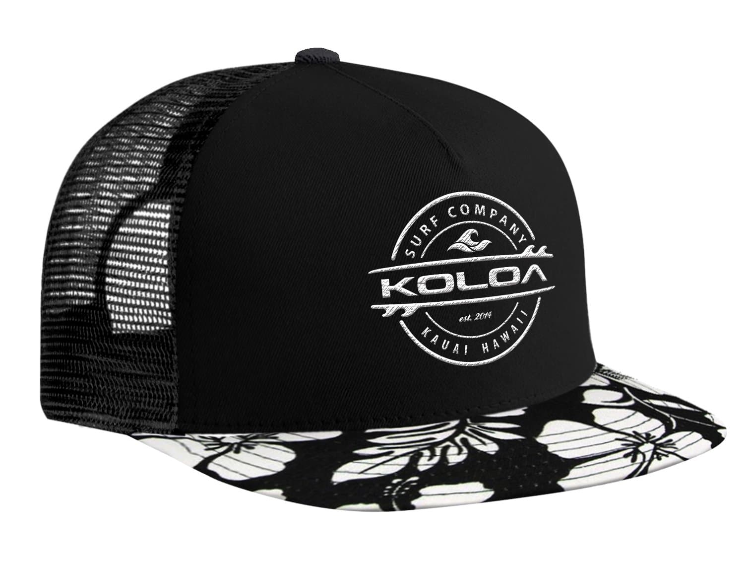 Koloa Surf Thruster Surfboard Logo Mesh Back Trucker Hats in 15 Colors