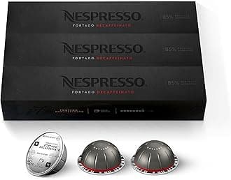 Capsules Vertuo, Fortado Decaffeinato, Gran Lungo, 30-Count Coffee Pods, Brews 5.0 oz.