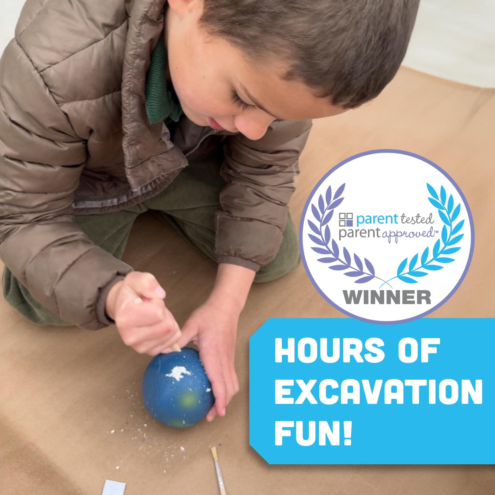 Cosmic Dig Kit by Big Discoveries - Explore The Planets of The Solar System with Gem & Fossil Excavation Kits for Kids | STEM Toy Science Dig Kits with Gemstones for Boys and Girls