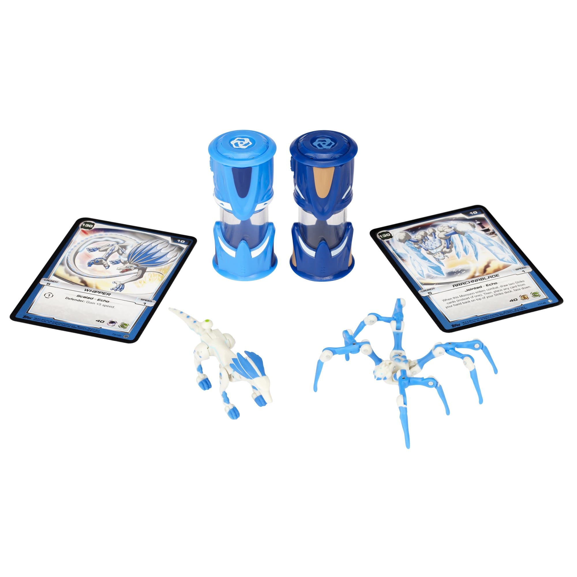 Monsuno 2 Whipper Echo Edition 47 and Arachnablade Echo Edition 48, 2 Pack