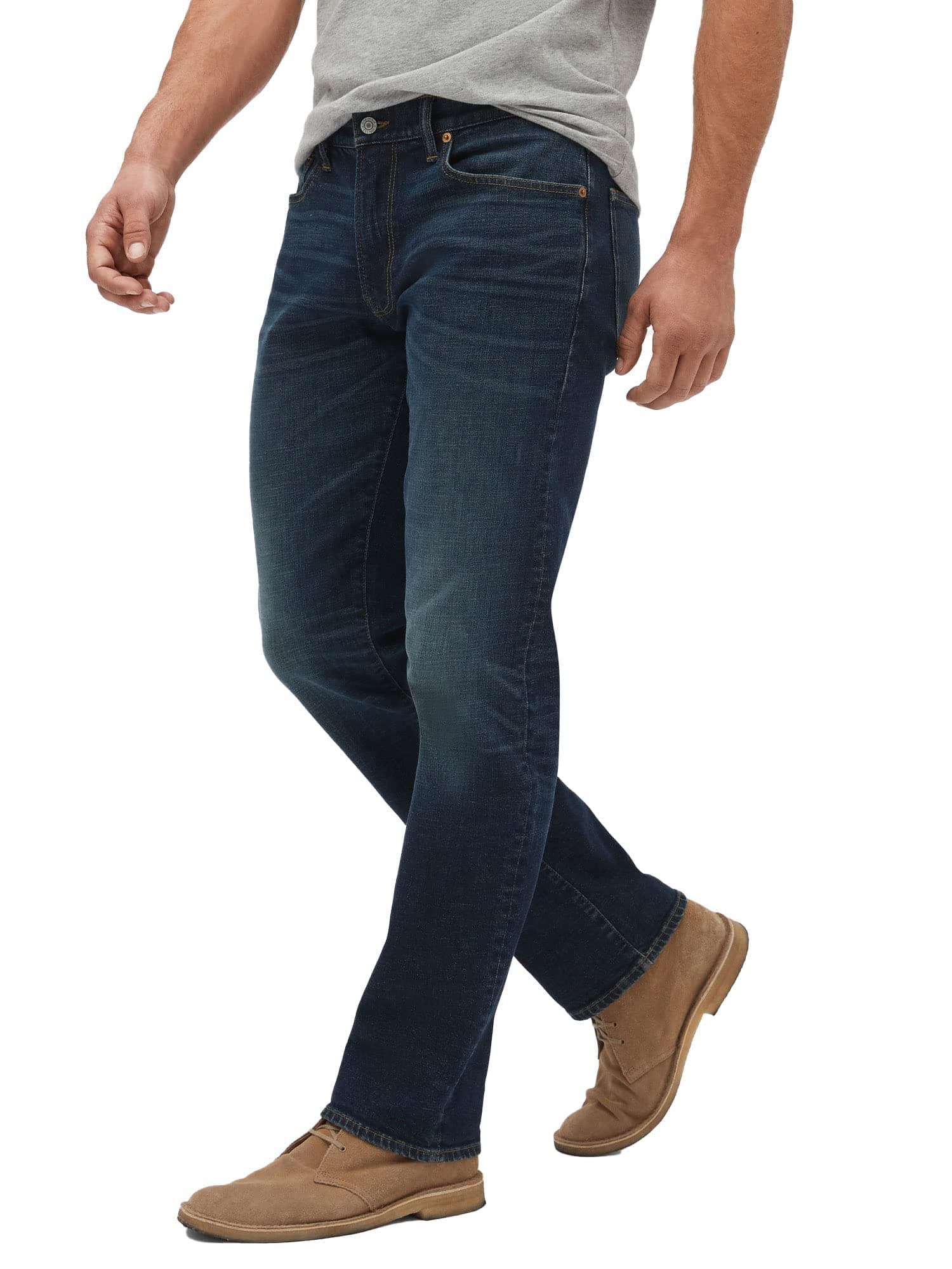 GAPmens V-straight Dark Cypress Jeans