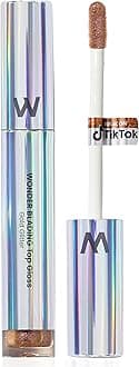 Wonderskin Lip Gloss Blading Top Gloss, Gold Glitter Lip Gloss, Hydrating and High Shine Finish Lip Makeup (Gold Glitter)