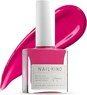Nail Polish Pink Fuchsia 8 ml-Own It, Vegan Quick Dry Nail Varnish, Long Lasting Chip Resistant Manicure, PETA Certified Cruelty Free, High-Shine Finish-by NailKind