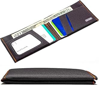 SlimFold MICRO Minimalist Front Pocket Vegan Slim Wallets for Men (RFID Blocking)