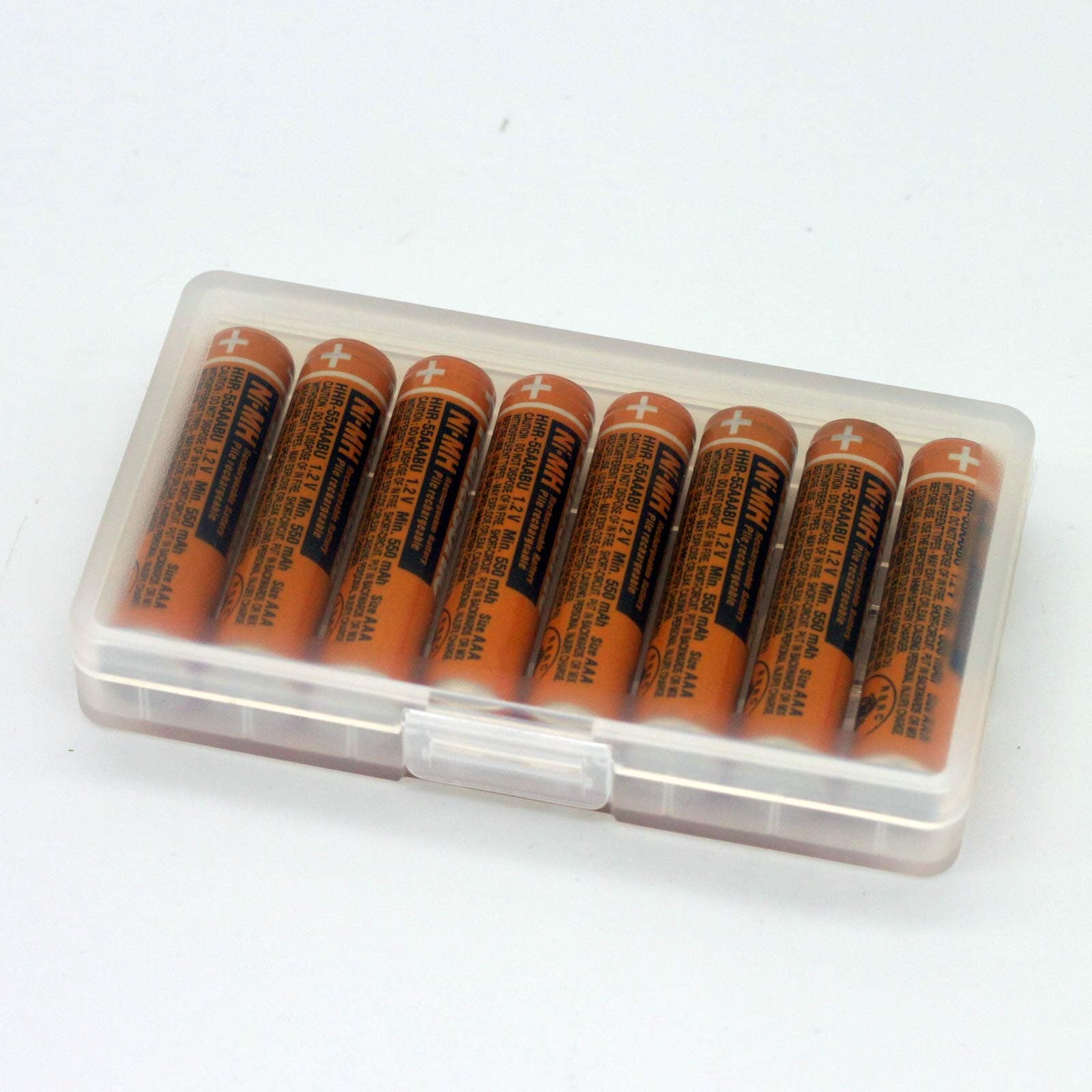 8 AAA HHR-55AAABU 550mAh 1.2V Ni-MH Replacement Battery for Cordless Phone Telephone Headset