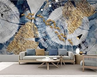 Custom Size Wall Murals，Nordic Minimalist Abstract Ink Art，Removable Peel and Stick Self-Adhesive Wall Murals Large Photo Wallpaper