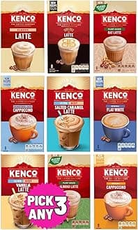 Instant Coffee Sachets Pick Any 3 packs from 9 Blend Inc: Almond Latte, Vanilla, Oat Latte, Baileys, Cappuccino, Flat White, ICED HOT salted Caramel Etc.