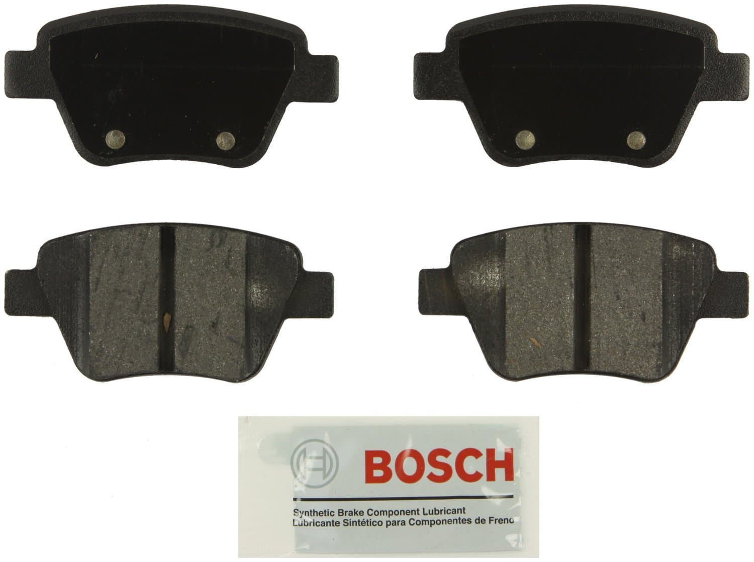 BOSCH BE1456 Blue Semi-Metallic Disc Brake Pad Set - Compatible With Select Audi A3, A3 Quattro, A4; Volkswagen Beetle, Eos, Golf, GTI, Jetta, Passat; REAR