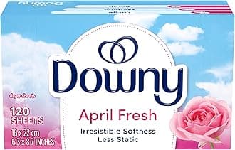 Fabric Softener Dryer Sheets, April Fresh Scent, 120 Count, Pack of 3