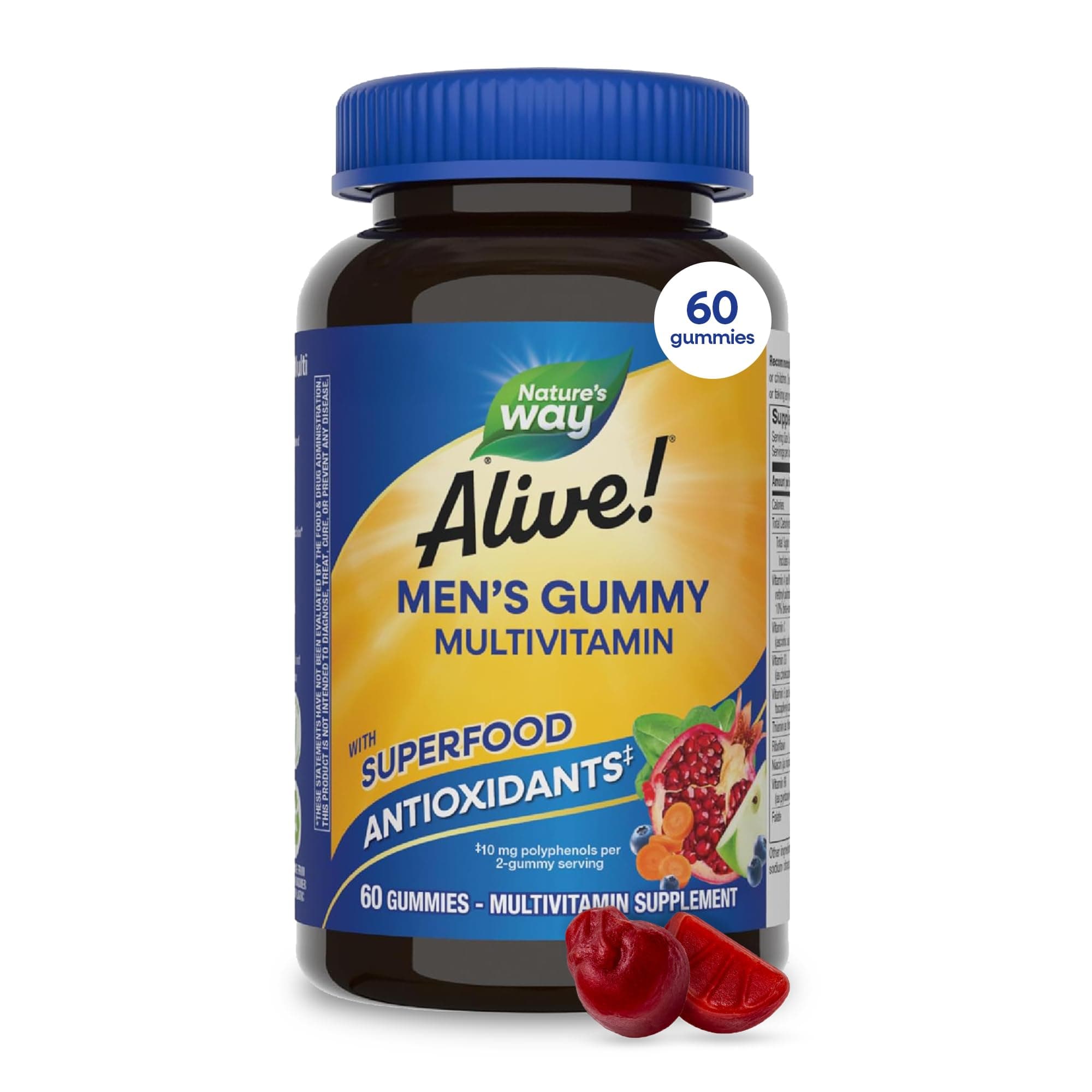 Alive Men's Gummy Vitamins 60'S