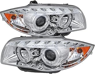 For 04-11 E87 07-13 E82 E88 07-11 E81 LED Halo Clear Projector Headlights
