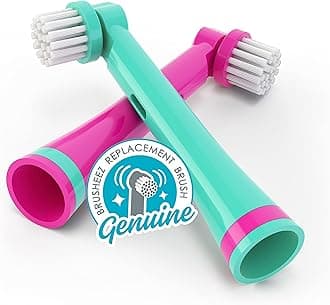 Brusheez Electronic Toothbrush Replacement Brush Heads 2 Pack (Prancy The Pony)