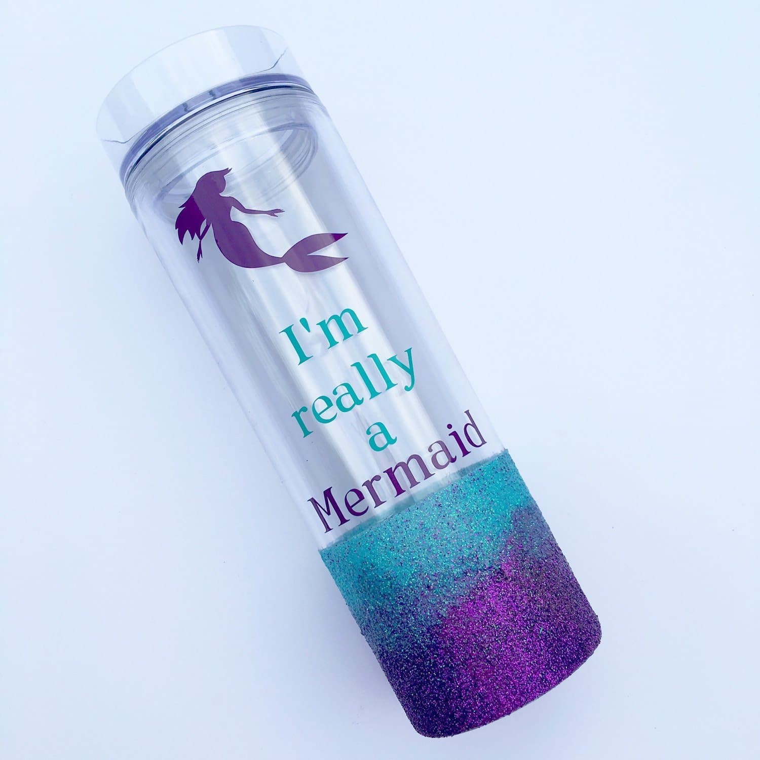 Customized"I'm really a Mermaid" Tumbler