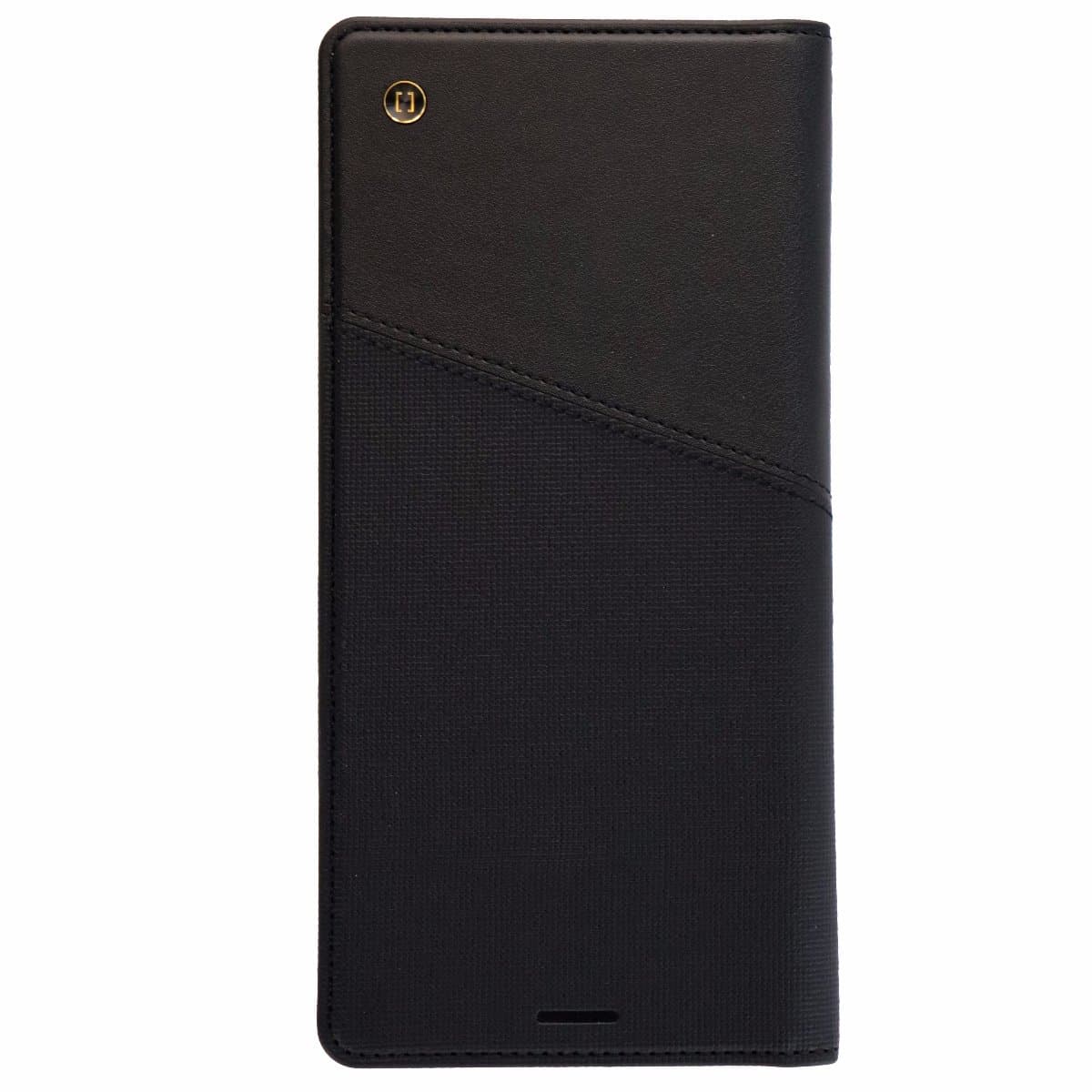 Granite Leather Flip Wallet Cover Protective Case For Samsung Galaxy Note 8 - Black Retail Packaging
