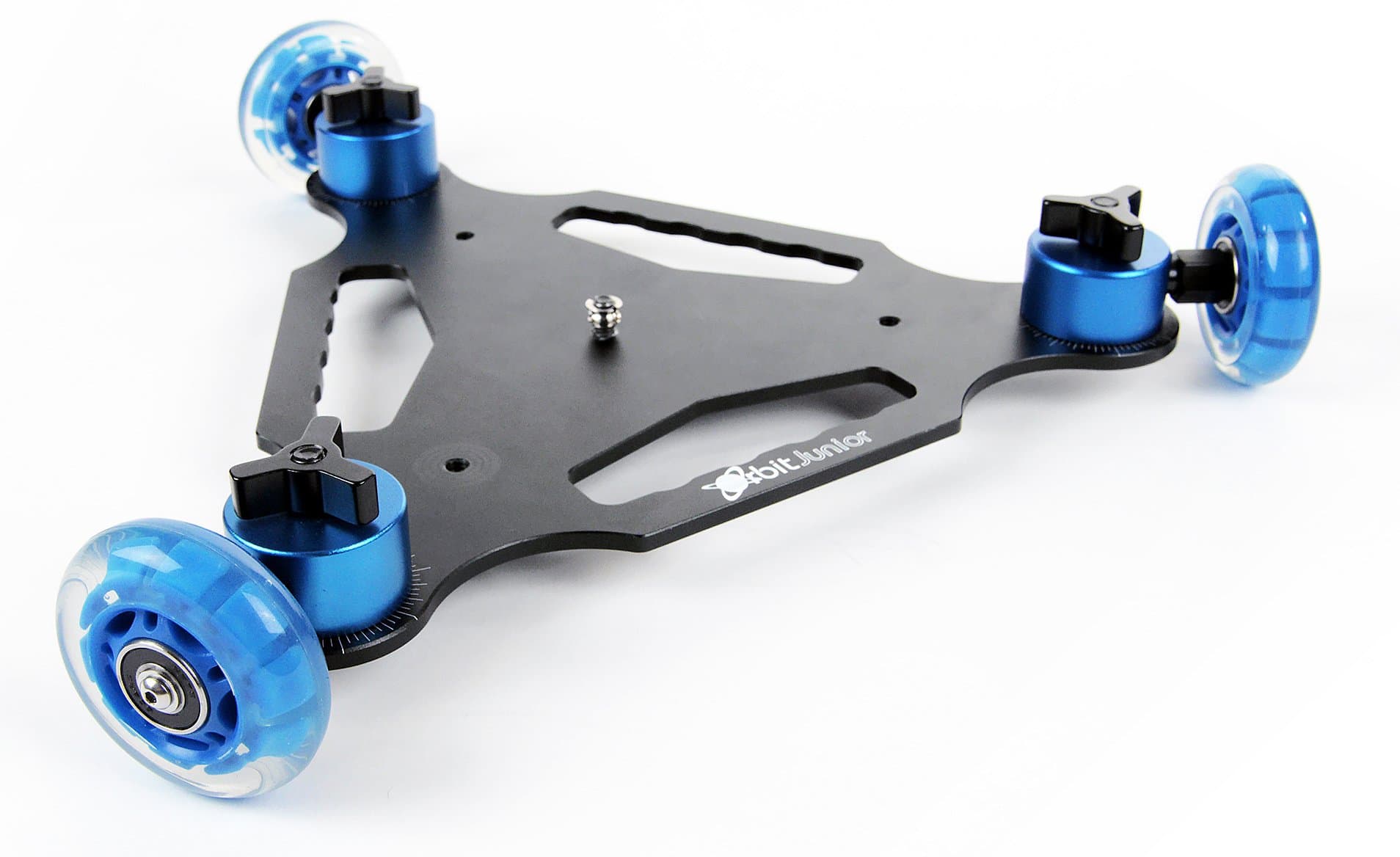 Digital Juice Orbit Junior - Compact, Affordable, Video Cinema Film Studio Tripod Three Wheel Dolly for DSLR Cameras and Camcorders Like Nikon, Canon, Panasonic, Samsung, etc