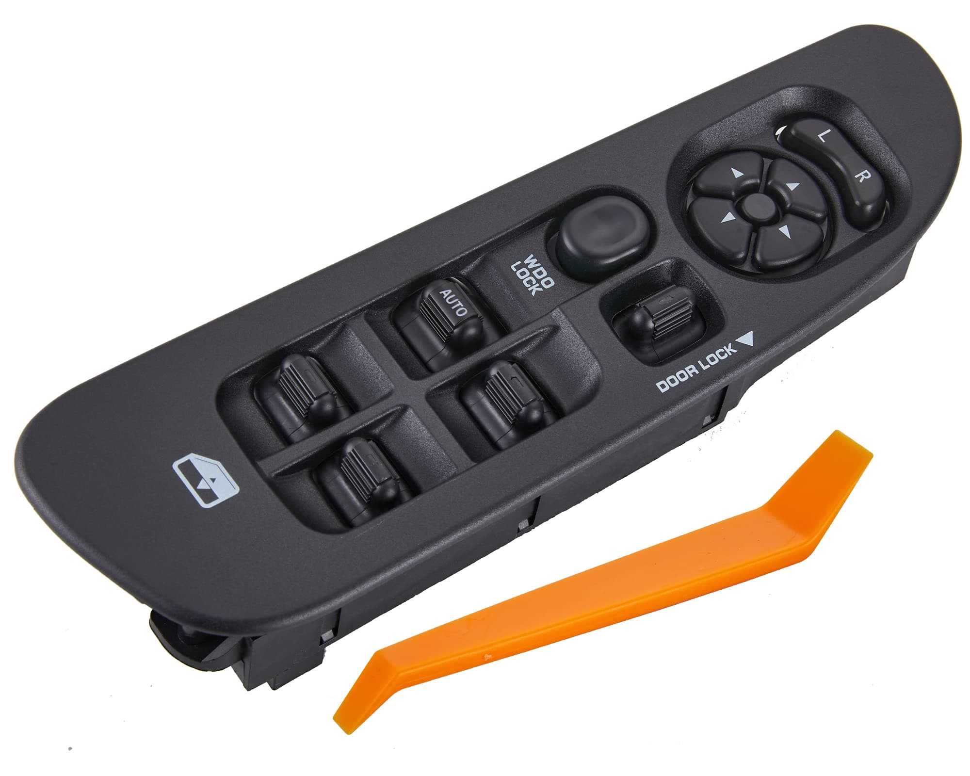 Power Window Switch Fits for 2002-2010 Dodge Ram 1500 2500 3500, 2001-2004 Dodge Dakota, Driver Side Control Door vidrios Master Switch OEM 56049805AB.Black Panel