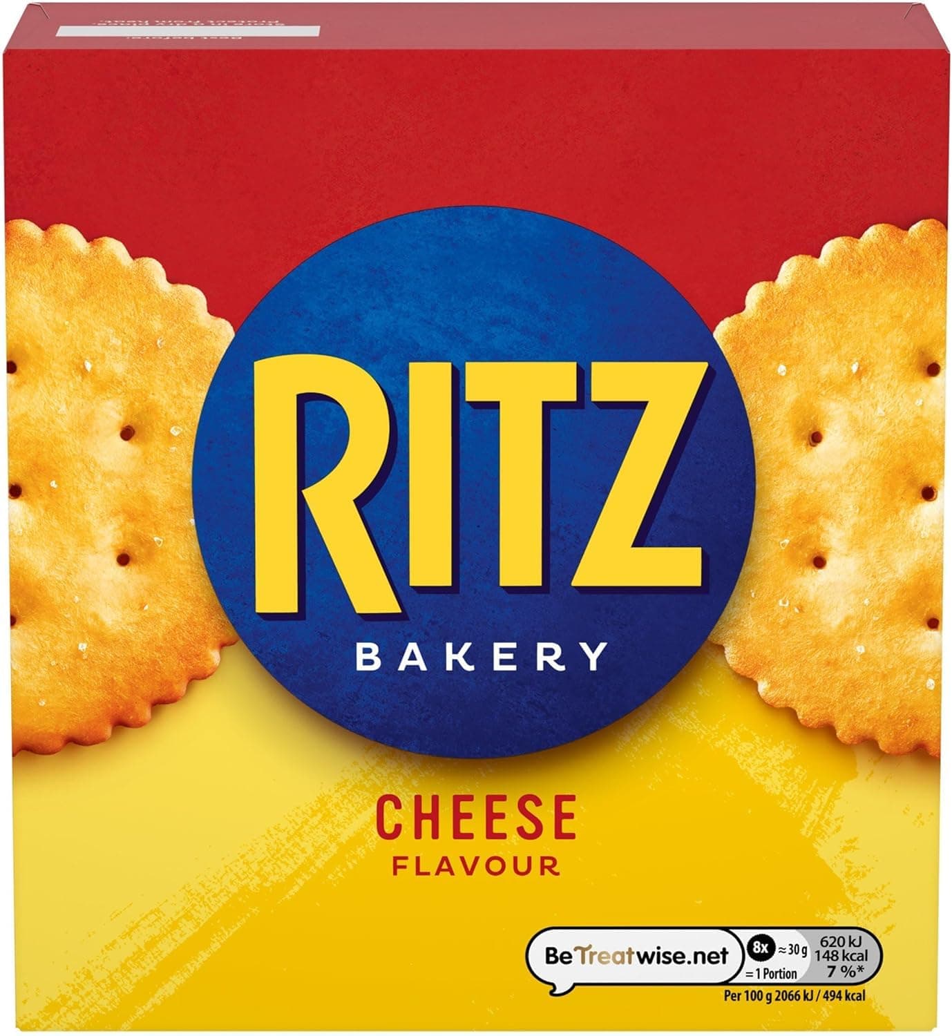 Ritz Cheese Cracker Box, Classic Savoury Crackers Perfect For Any Snacking Occasion, 140 g (Pack of 1)