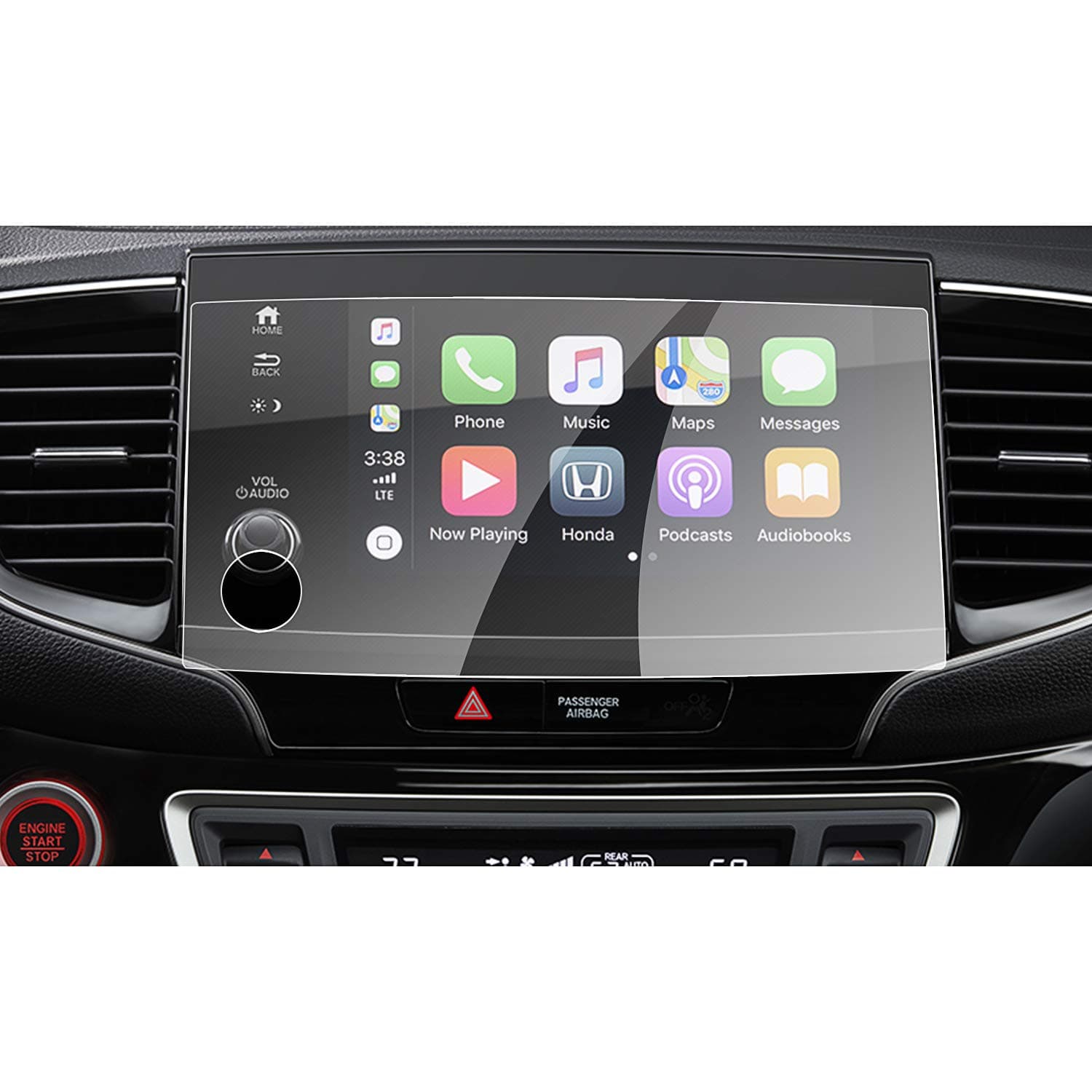 R RUIYAR RUIYA Pilot Screen Protector 2019-2022 H onda Pilot Passport EX/ EX-L/ Touring/ Elite/ Black Edition/ Special Edition/ TrailSport/ Sport Navigation Screen Protector Foils Center Touch Display Anti