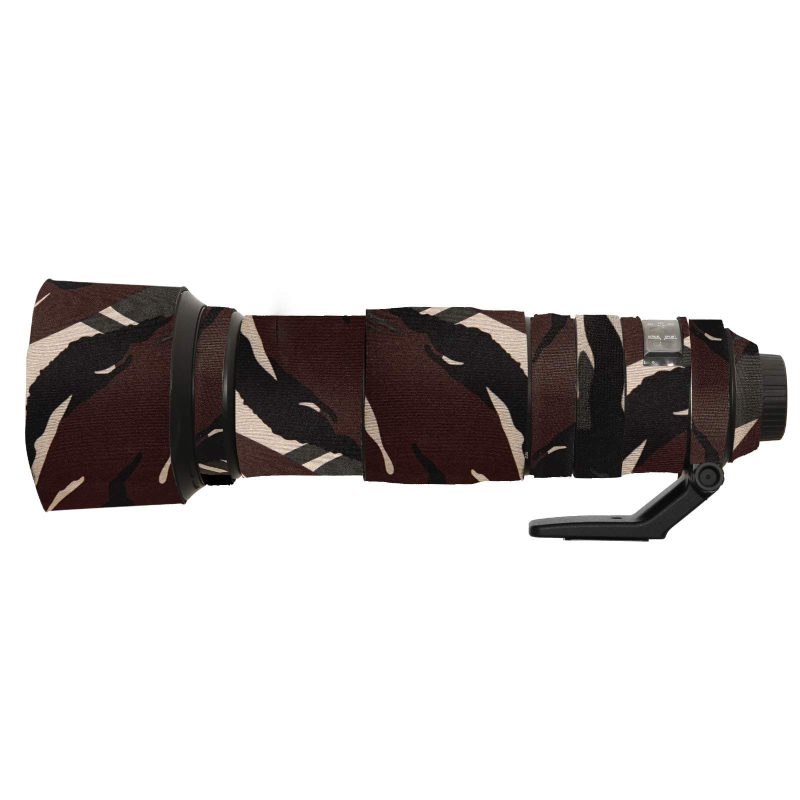 Mekingstudio Rubber Camera Lens Cover Protective Camo Cover for Nikon 200-500mm F5.6 VR - Forest Green Camo