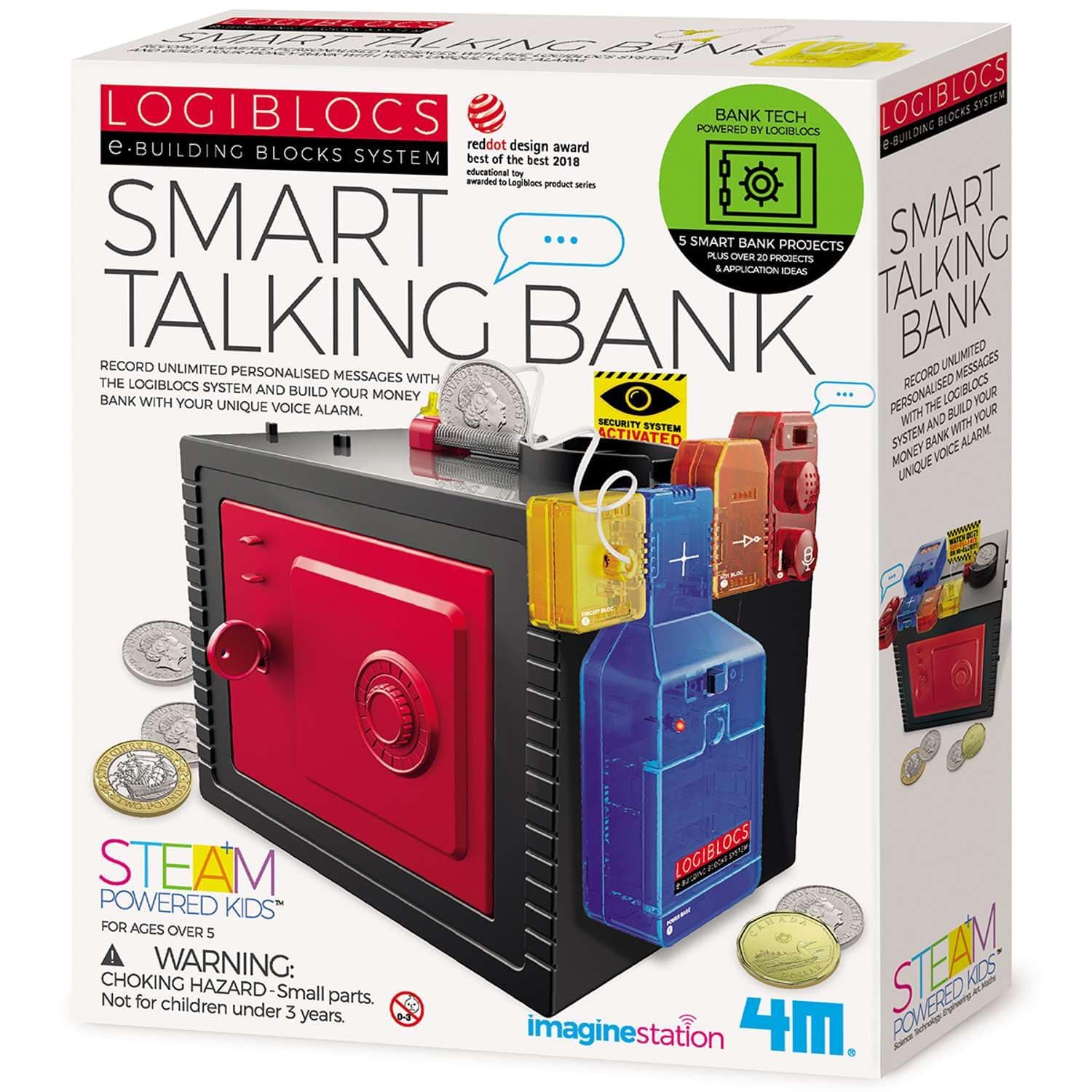 4M Logiblocs Smart Talking Money Bank