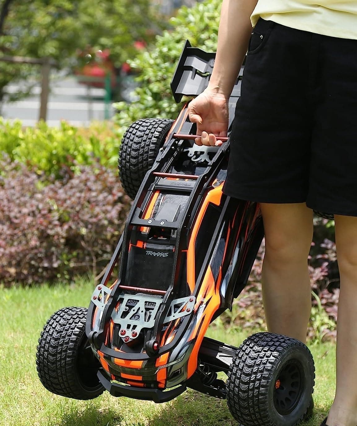 QingLeng Nylon Roll Cage Body Chassis Protect Keel Frame Kit for Traxxas 1/6 XRT Monster Truck 78086