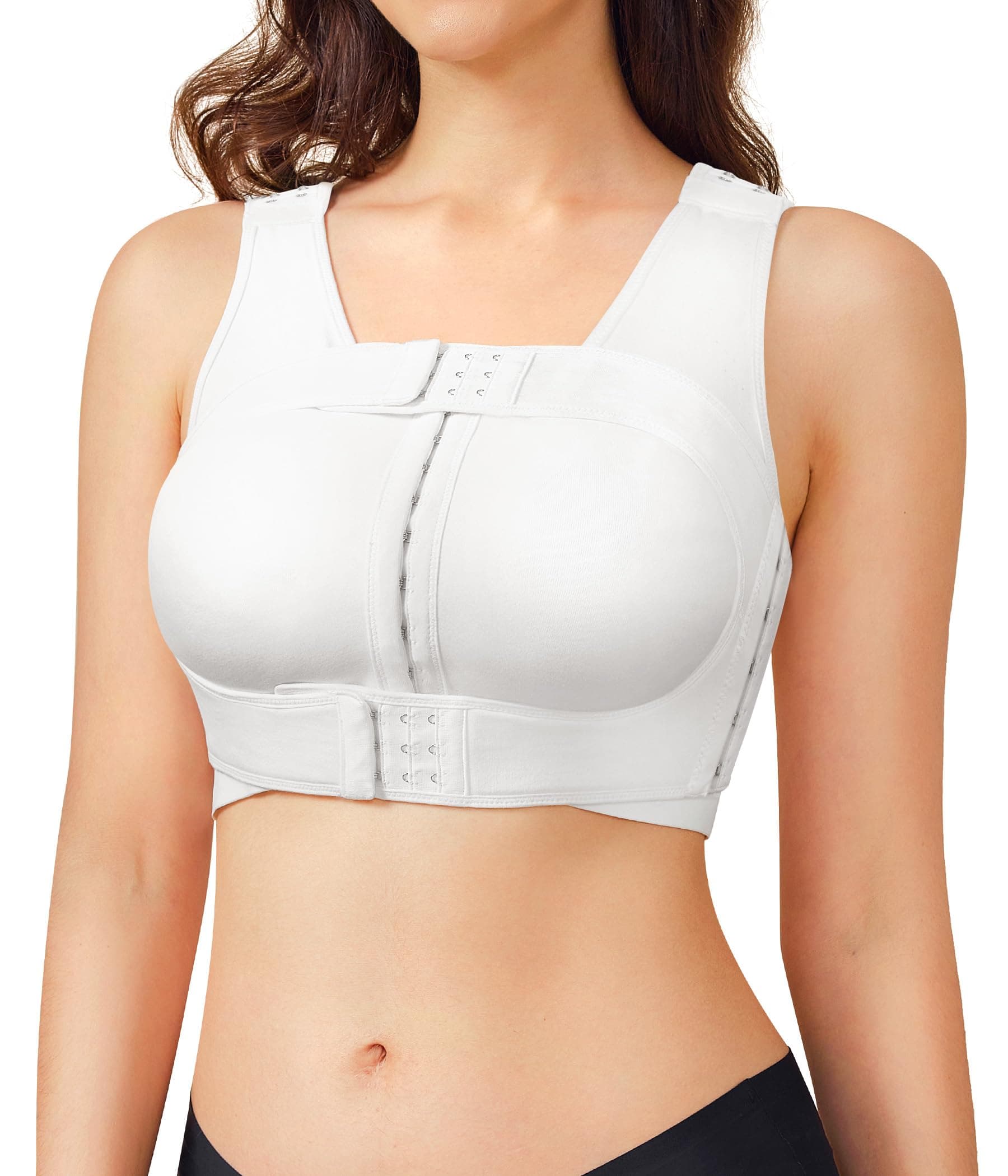 BRABIC womens Women Front Closure Post Surgery Compression Everyday Bras Mastectomy Bras
