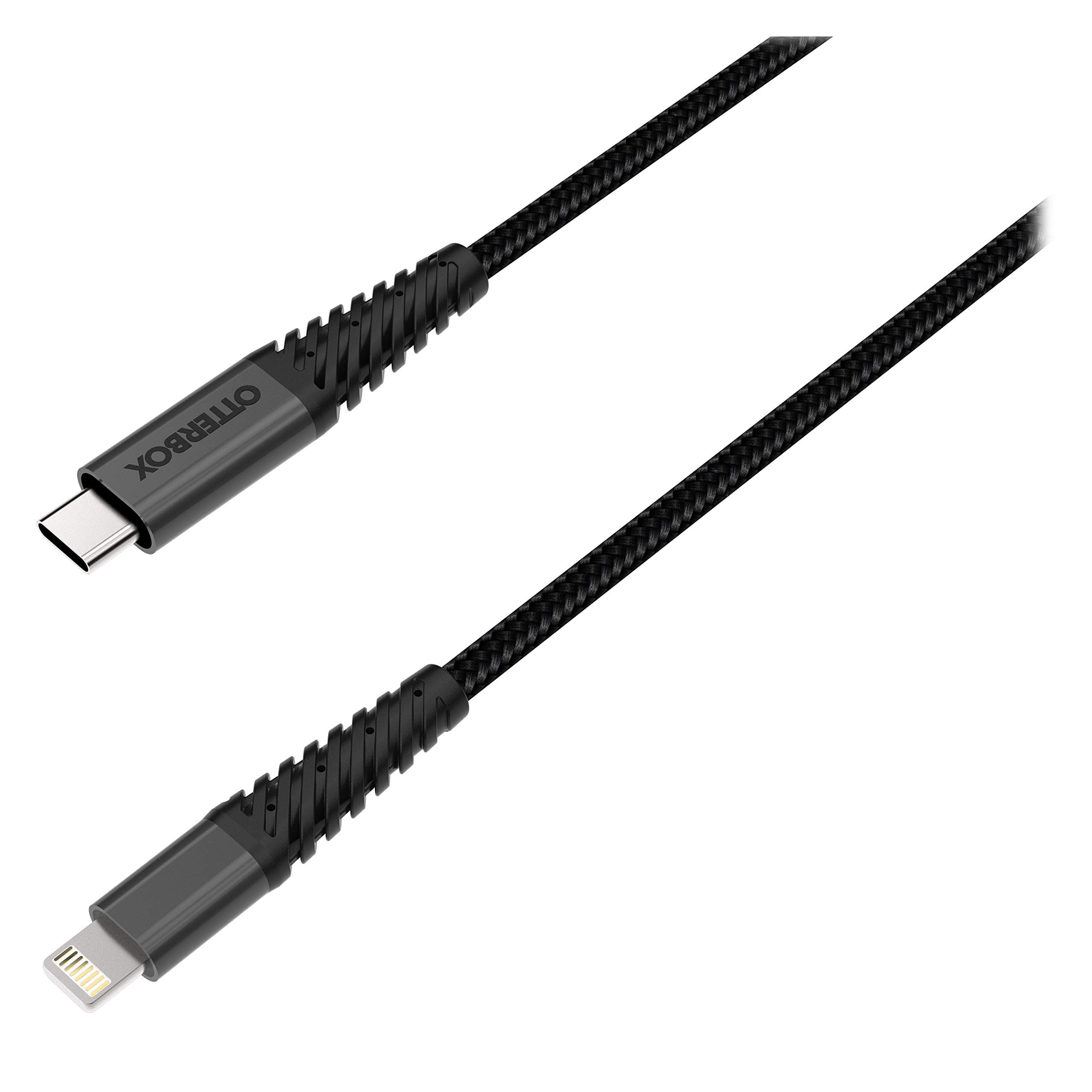 OtterBox Lightning Connector to USB C Cable (2 m) - Retail Packaging - Black