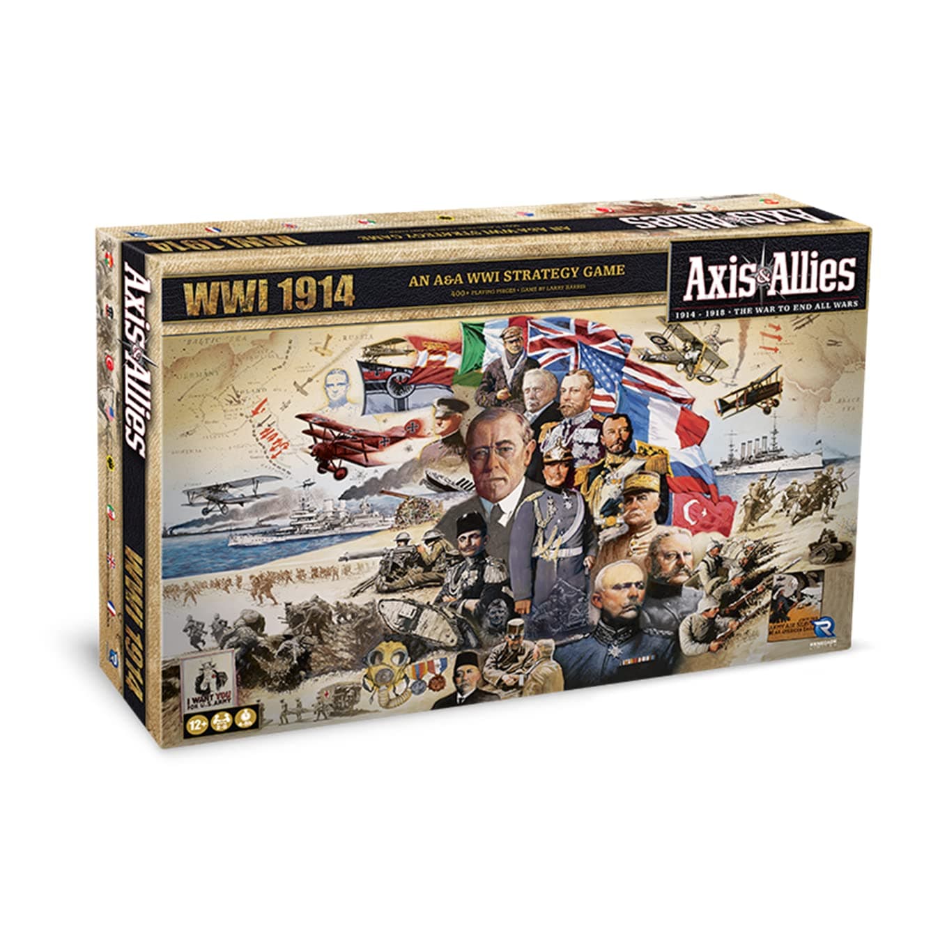 Renegade Game Studios Axis & Allies: WWI 1914 Board Game, Strategy Multiplayer War Game for 2-8 Players