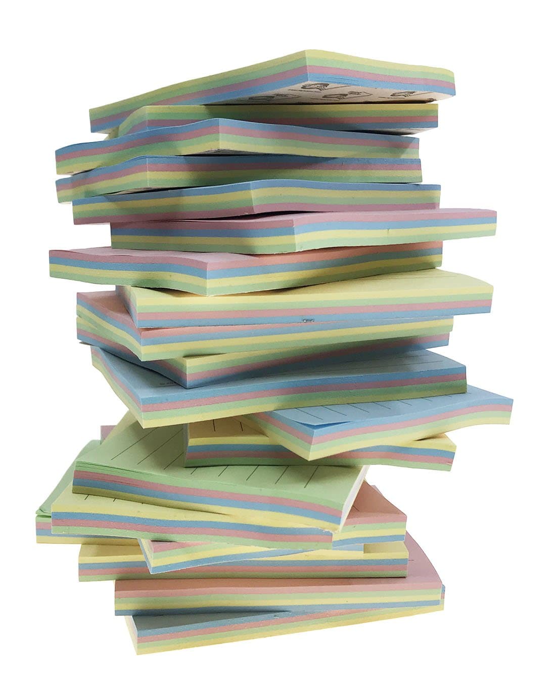 Peanuts Character Snoopy Colorful Sticky Notes,3.95 in x 2.95 in, 20 Pads/Pack, 80 Sheets/Pad,YS-81 (Rectangle, 20 Pads)