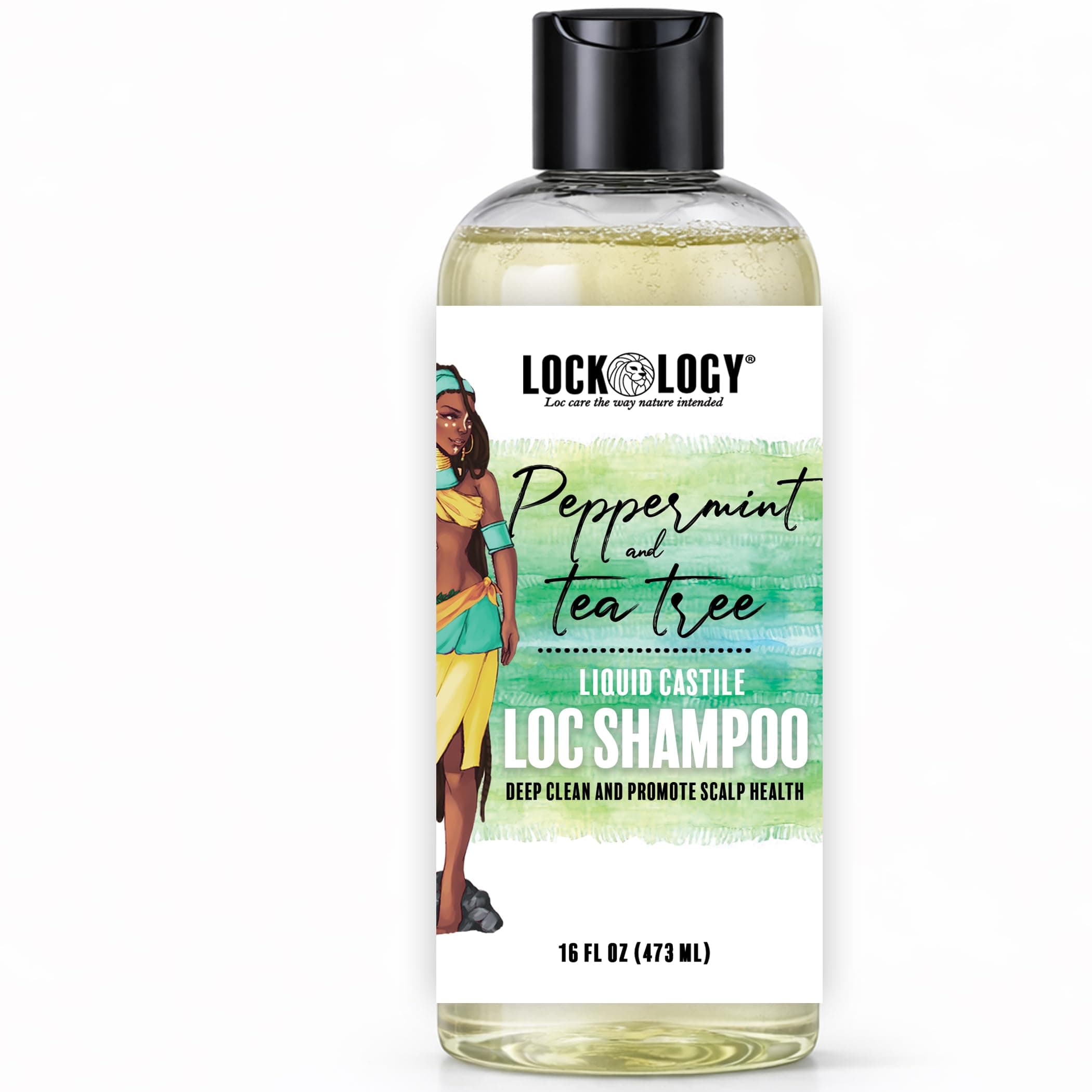 Dreadlock Shampoo with Peppermint Tea Tree, Organic Loc Shampoo For Dreads | Dreadlock Hair Products