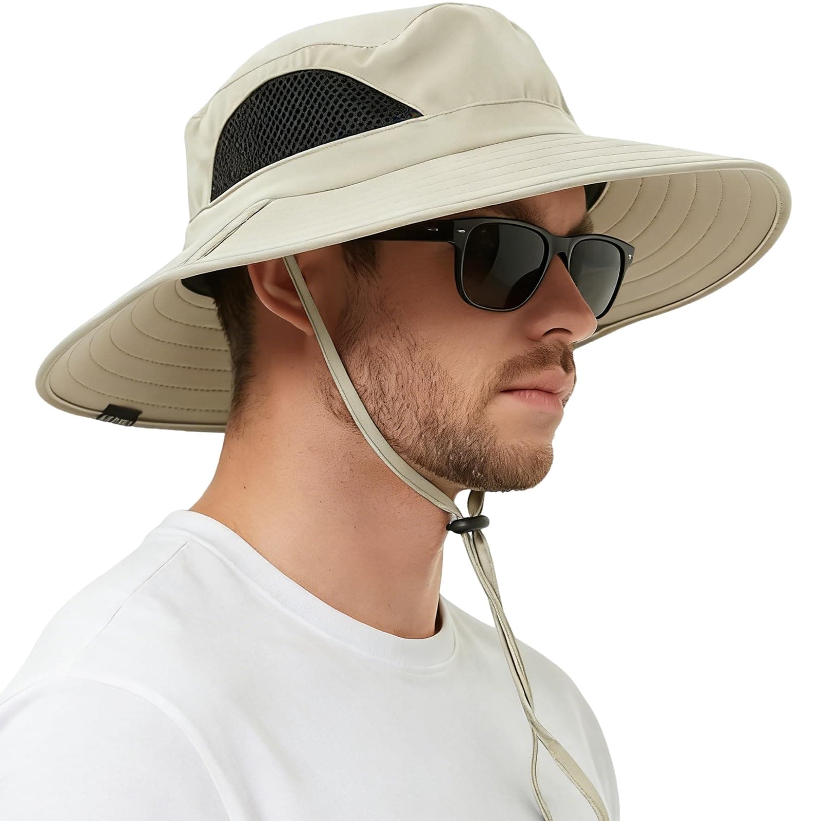 Wide Brim Sun Hat, UPF 50+ UV Protection Waterproof Packable Bucket Hat for Men & Women, Fishing Hiking Beach Garden