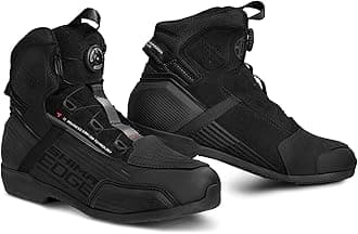 SHIMA EDGE Motorrad Schuhe Herren Damen Leder Belüftet Wasserdicht ATOP Motorradstiefel Protektoren Sneaker Rutschfeste