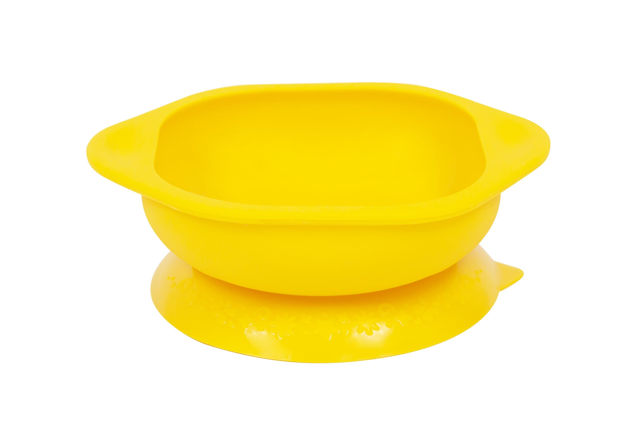 Marcus & Marcus Silicone Suction Bowl for Baby, Lola The Giraffe, Yellow