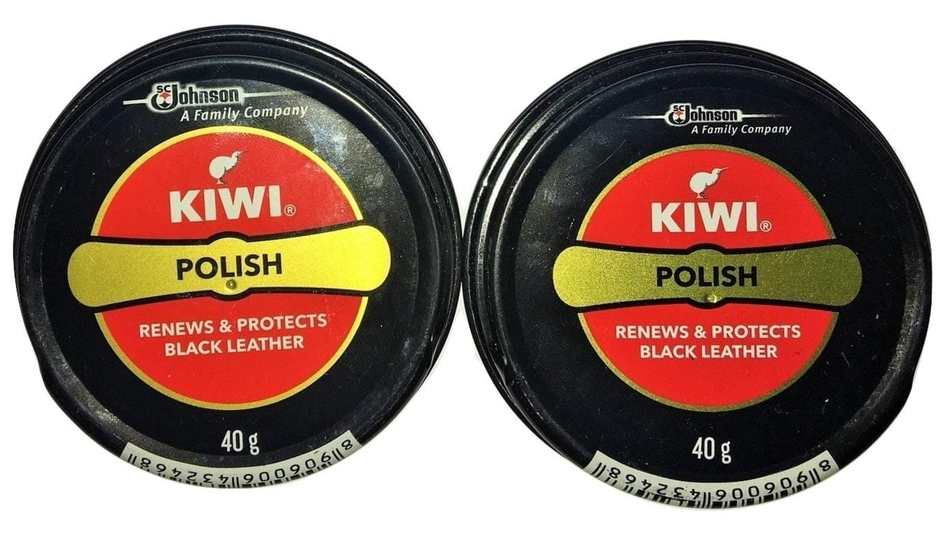 By Be The Bestest Kiwi Shoe Polish Paste (Pack Of 2), Black