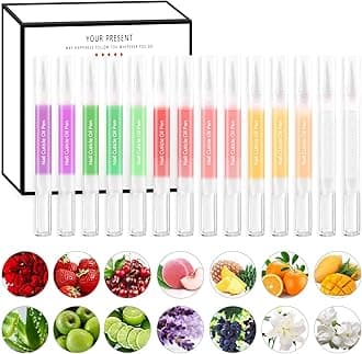 12Pcs Nail Cuticle Oils Nail Nutrition Oil Pen Nail Nourishment Pens 12 Smell Cuticle Revitalizer for Agnail Nourish Skin Nail Care