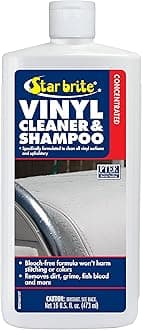 Vinyl Cleaner, Polish & Protectant - Clean, Renew, Brighten & Protect All Vinyl Surfaces - Marine Grade Shampoo, Polish & UV Protection
