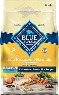 Life Protection Formula Healthy Weight Natural Small Breed Dry Dog Food, Supports an Ideal Weight, Made with Natural Ingredients, Chicken & Brown Rice Recipe, 15-lb Bag