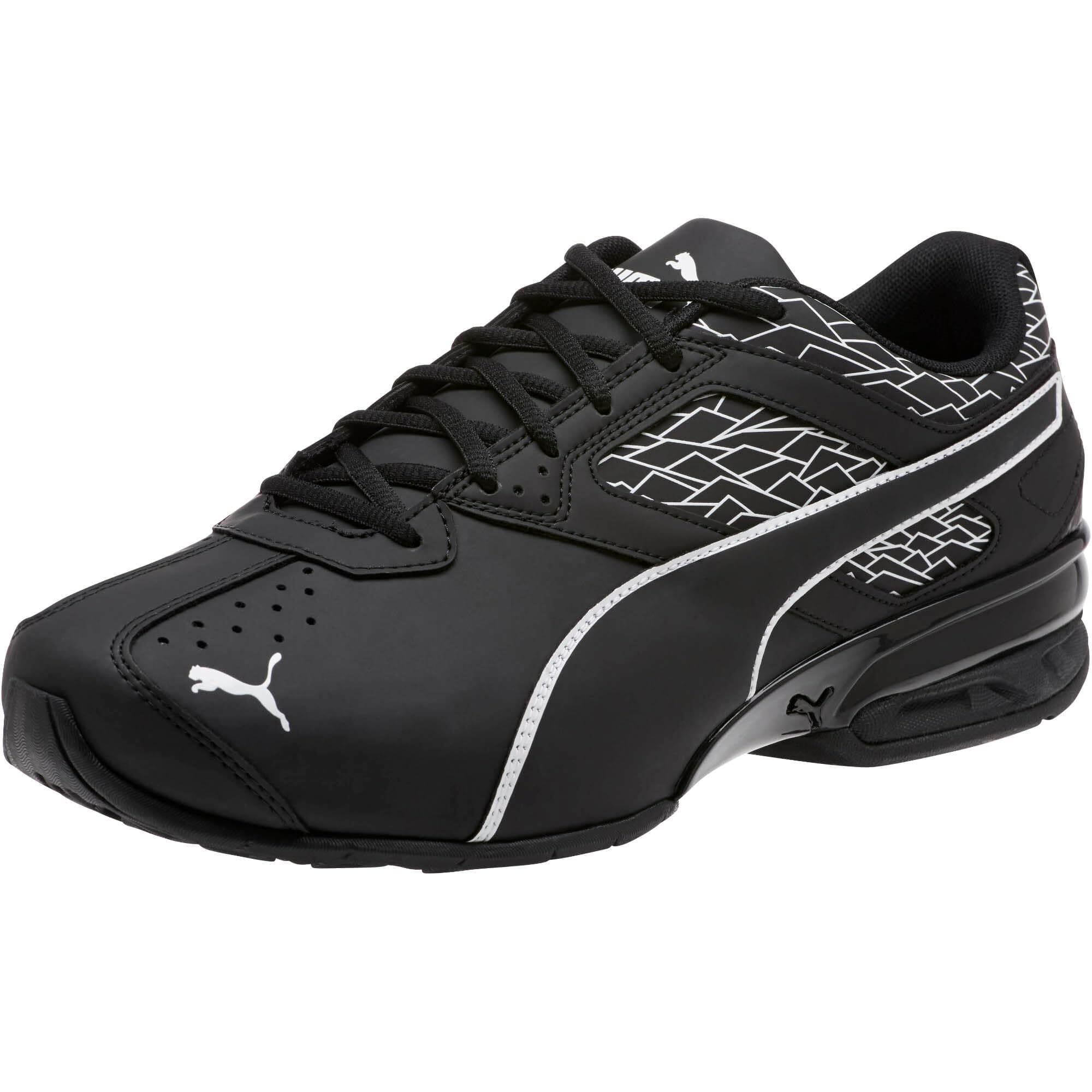Men Tazon 6 Wide Fracture Fm Sneaker, Puma Black-Puma Black, 13 W US, Black, 13 Wide / 47 EU Wide