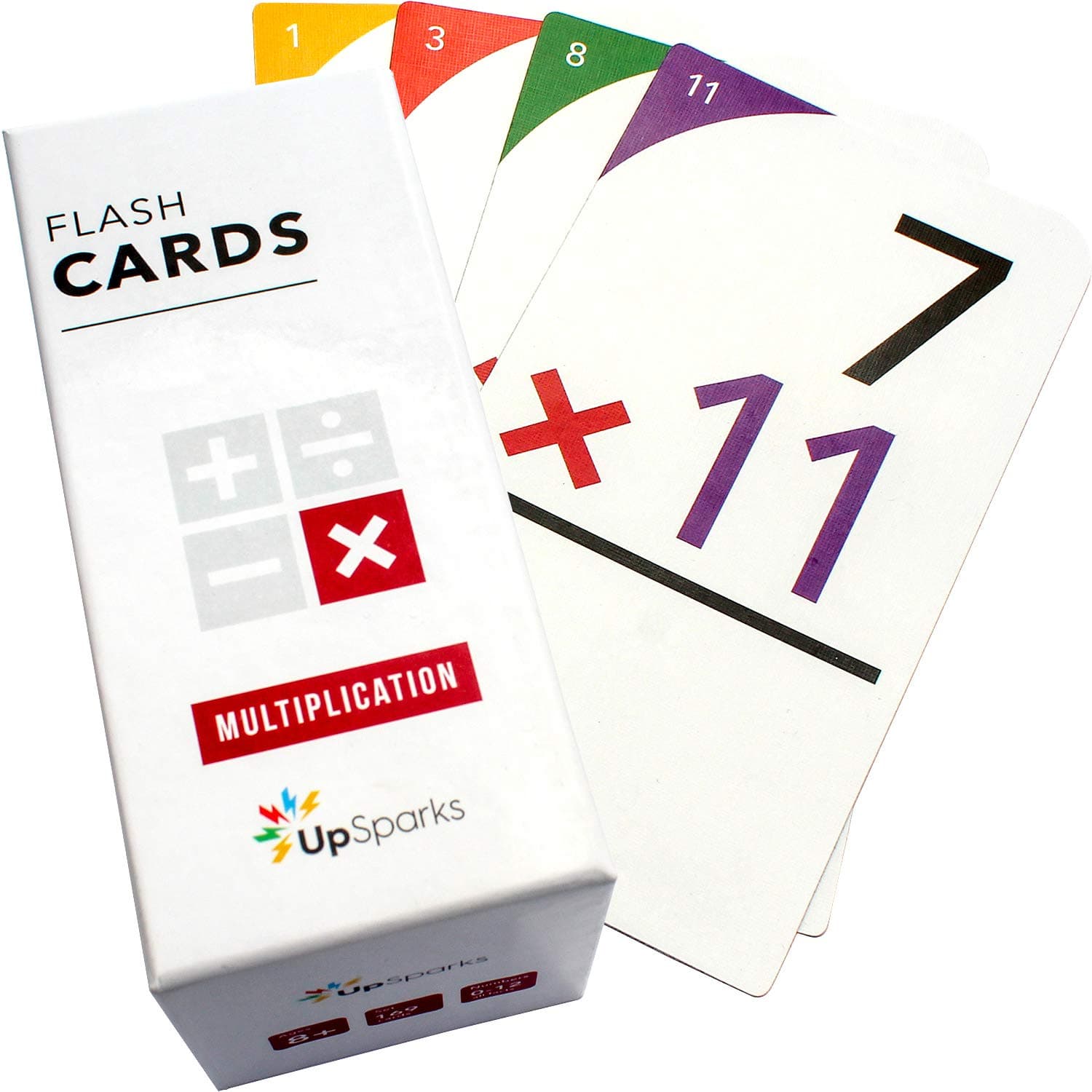 Multiplication Flash Cards 0-12 (All Facts - 169 Color-Coded Cards) with Fun Games and Resources