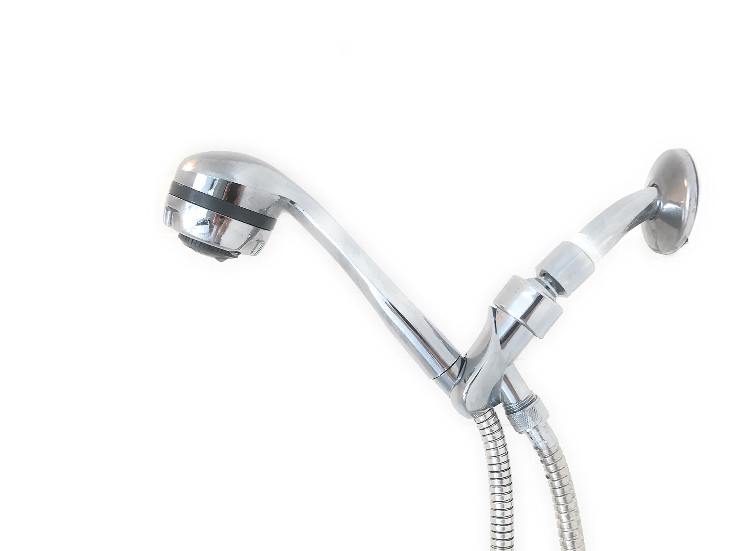 Best Handheld Shower Head for Low Water Pressure (78" Stainless Hose Massaging Spray Head)