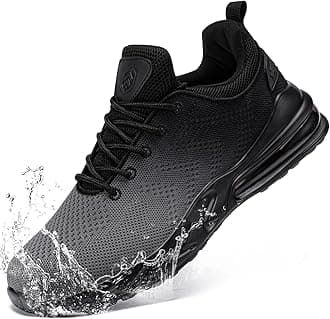 LARNMERNMens Non Slip Work Shoes Slip On Water Resistant Walking Sneakers Zapatos Trabajo Waterproof Food Service Chef Kitchen