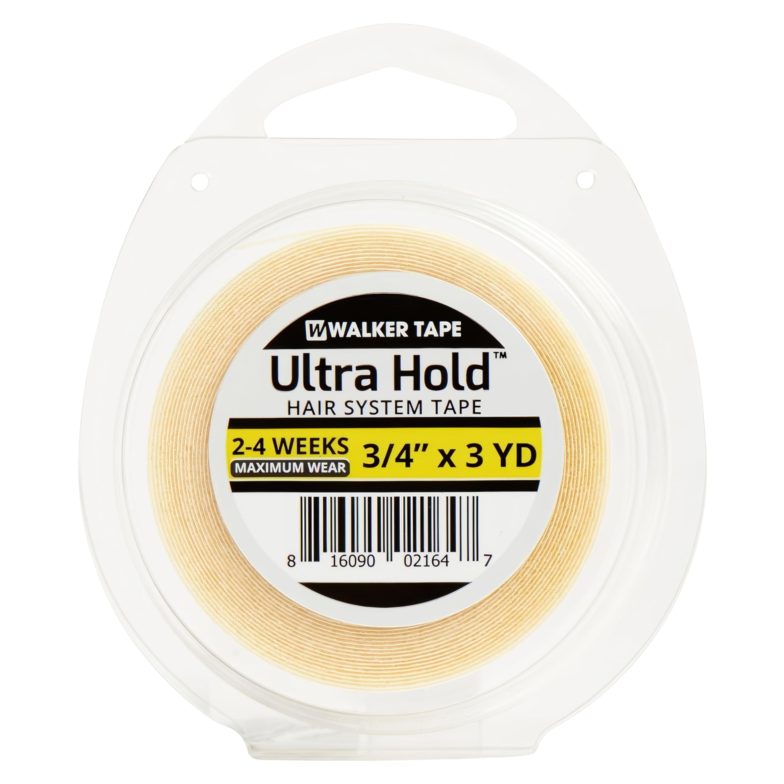 Walker Tape Ultra Hold Hair System Tape Roll 3/4" x 3 Yards, Double Sided Wig Tape for Lace Systems, Tape in Hair Extensions Human Hair, Long Lasting Adhesive for Hairpiece Bonding and Replacement