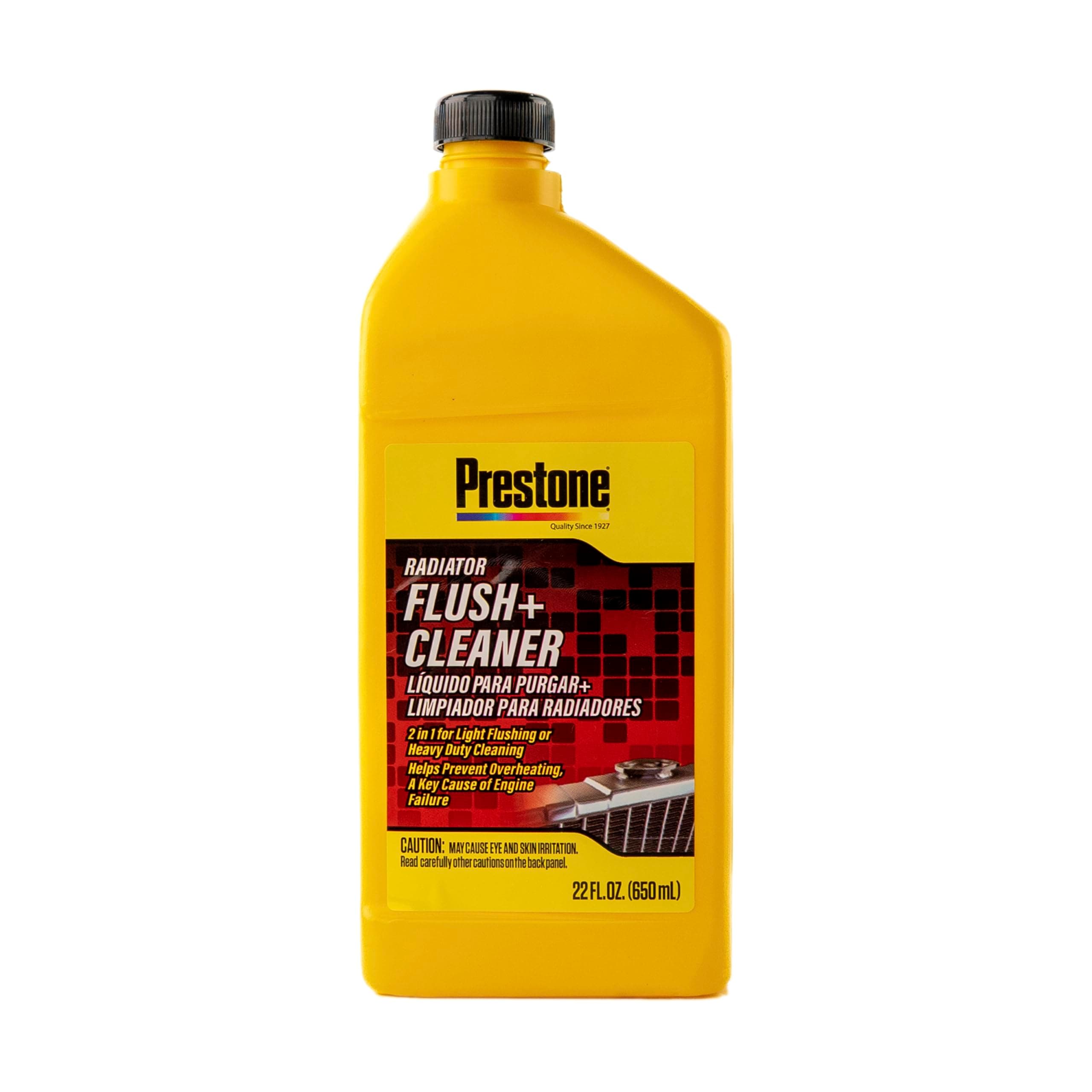 Prestone AS105 Total Cooling System Cleaner for Radiator, Heater Core, and Hoses, 22 oz., 1 pack
